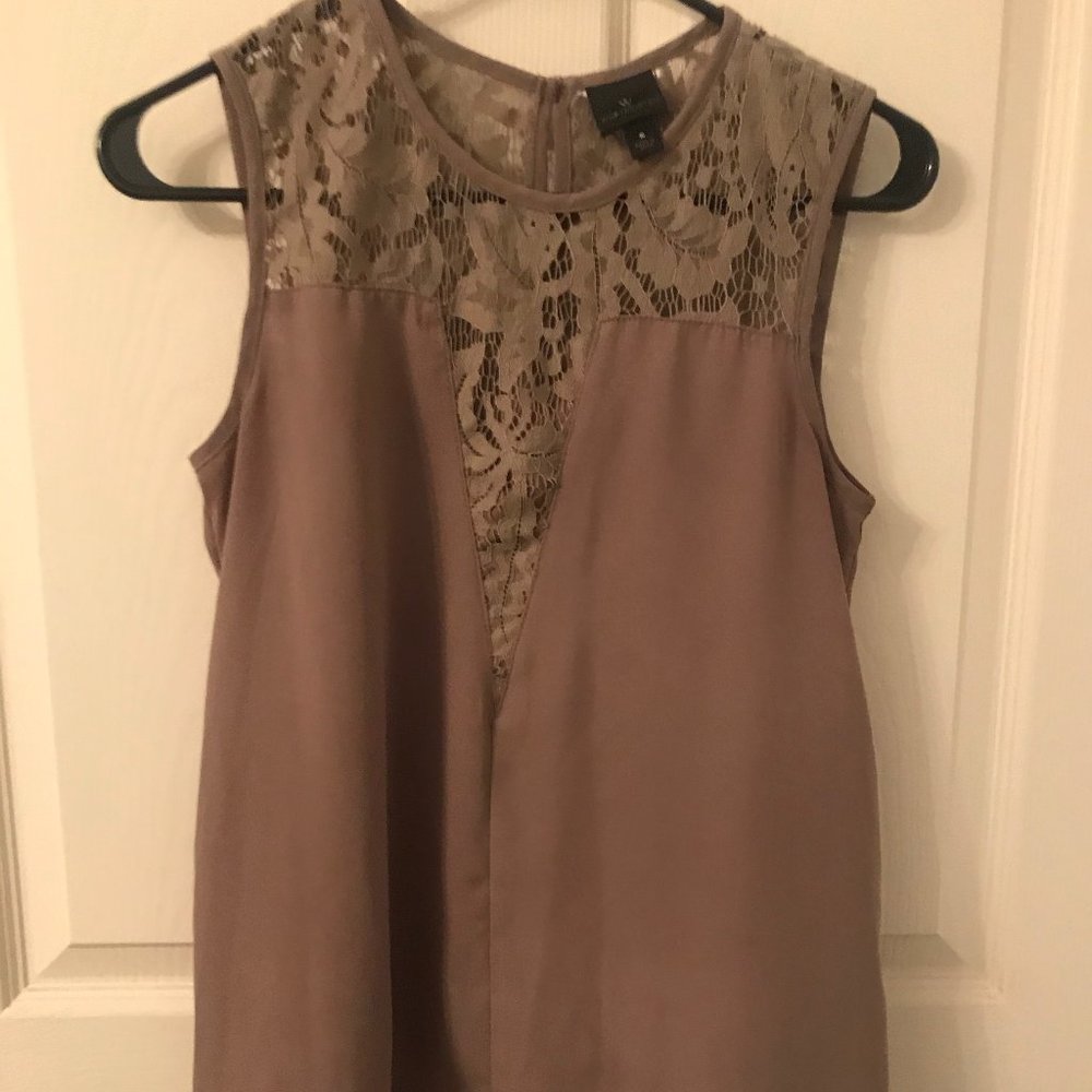 Brown Lace Blouse